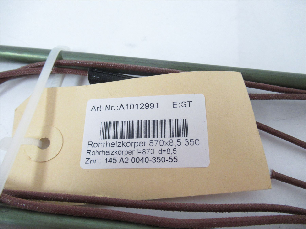 Robert Reiser A1012991; Heater Element 14.125"L3.24" W