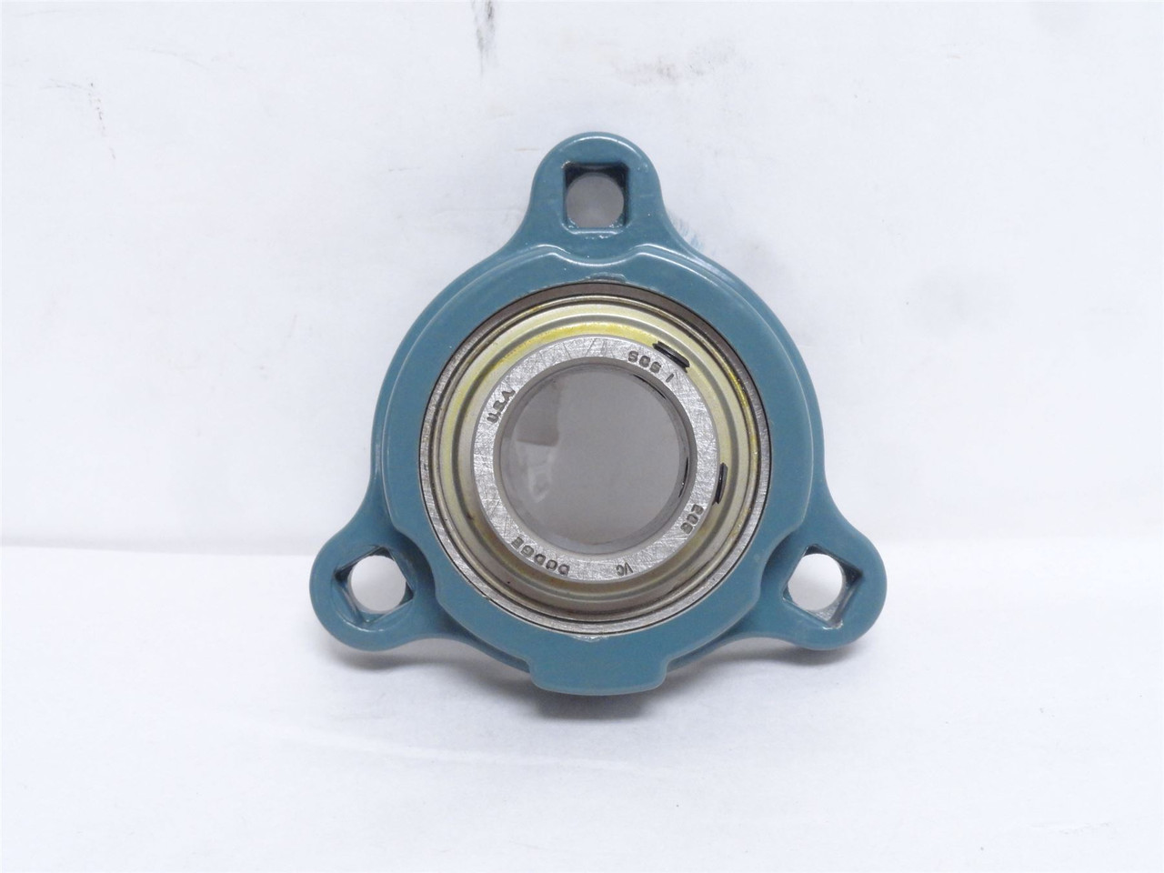Dodge LF-SC-100-NL; Flange Bearing 124625; 1"ID; 3-Bolt Round