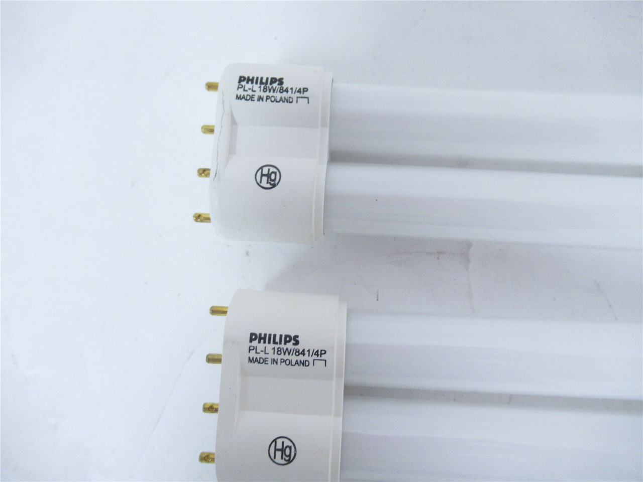 Phillips PL-L 18W; Lot-2 Fluorescent Bulb 18W 4 Pin Base