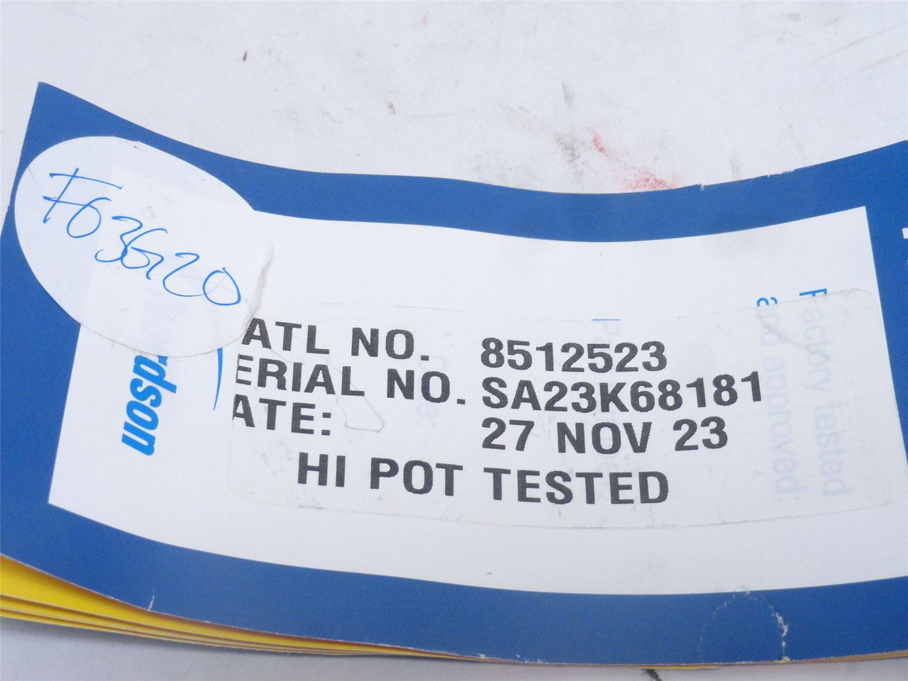 Nordson 8512523; Hot Melt Glue Gun; 3-Tip; 240VAC; 300 Watts