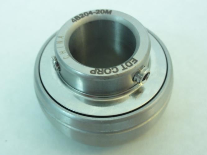 EDT 4B204-20MGX; Bearing Insert; SS; 20mm ID; 47mm OD; 31mm W