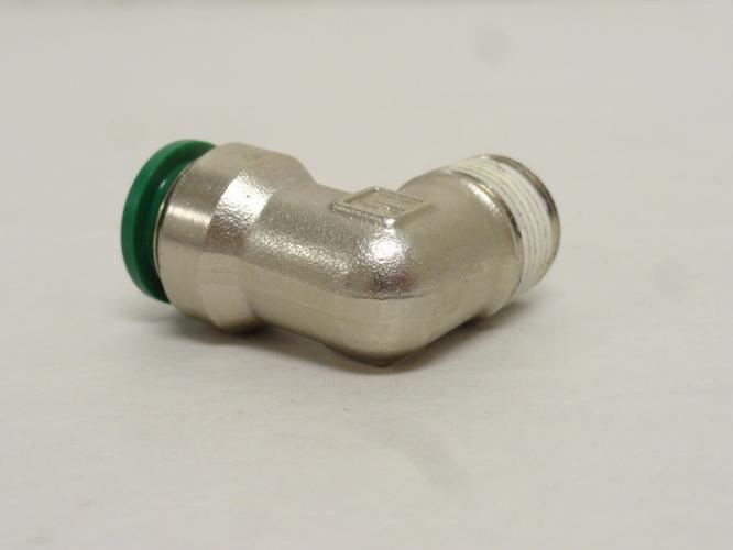 Parker W169PW-8-6; Air Swivel Elbow; 90Deg; 1/2" PTC x 3/8 NPT