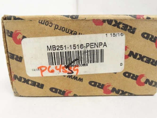 Rexnord MB251-1516-PENPA; Ball Bearing Insert 1-15/16" Bore
