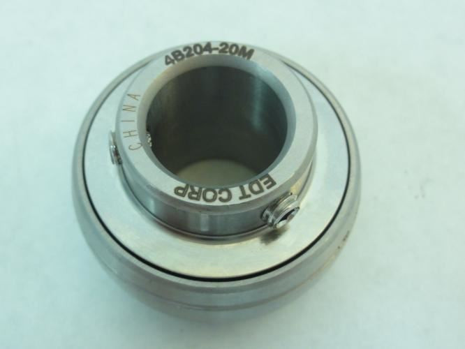 EDT 4B204-20MGX; Bearing Insert; SS; 20mm ID; 47mm OD; 31mm W