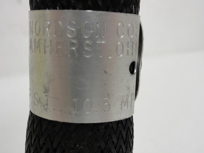 Nordson 240665J; Hose Assembly; 3/8 JIC; 1500 PSI 10.3MPa 1' OL