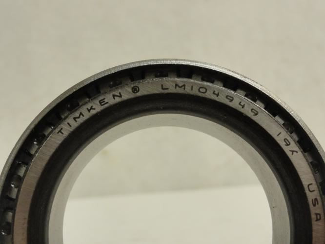 Timken LM104949; Tapered Roller Bearing Cone; 2" ID x 7/8" Wide