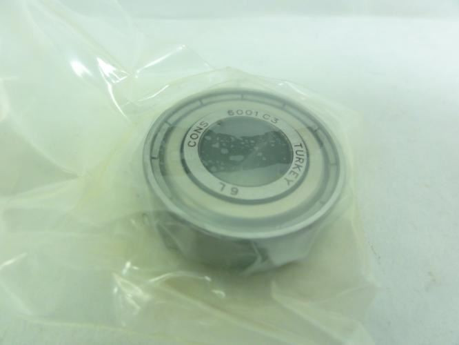 Consolidated 6001-ZZ-C/3; Ball Bearing; 12mm ID; 28mm OD; 8mm W