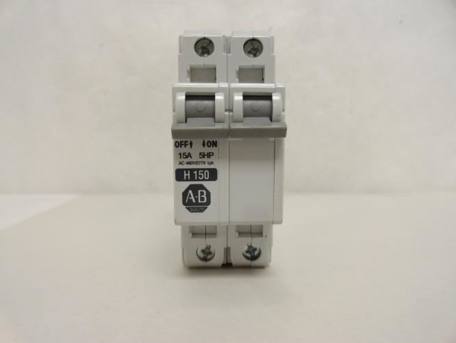 Allen-Bradley 1492-CB2H150; Motor Protector 15A; 277/480VAC; 5Hp
