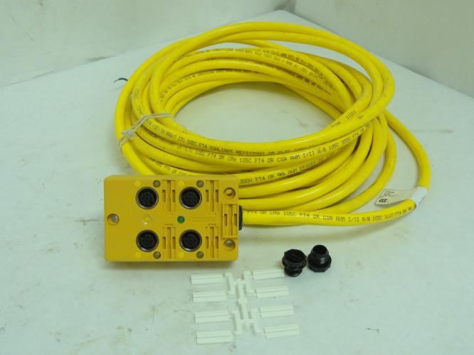 Turck VB 40-P7X5-10; Junction Box 4-Port; 15' Long