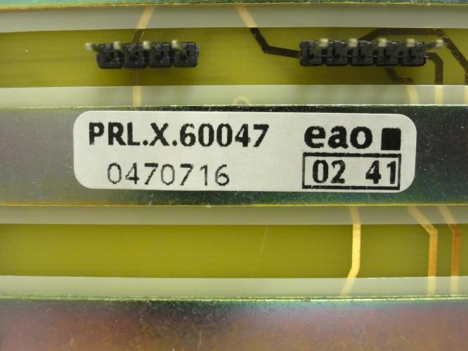 eao PRL.X.60047; Analog Keypad Assy; W/Hardware