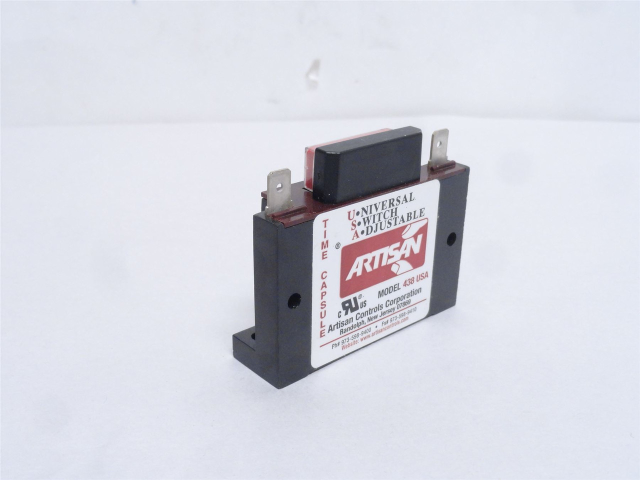 Artisan 438USA; Time Delay SSR; 1A; 19-288VDC; Delay-On-Make