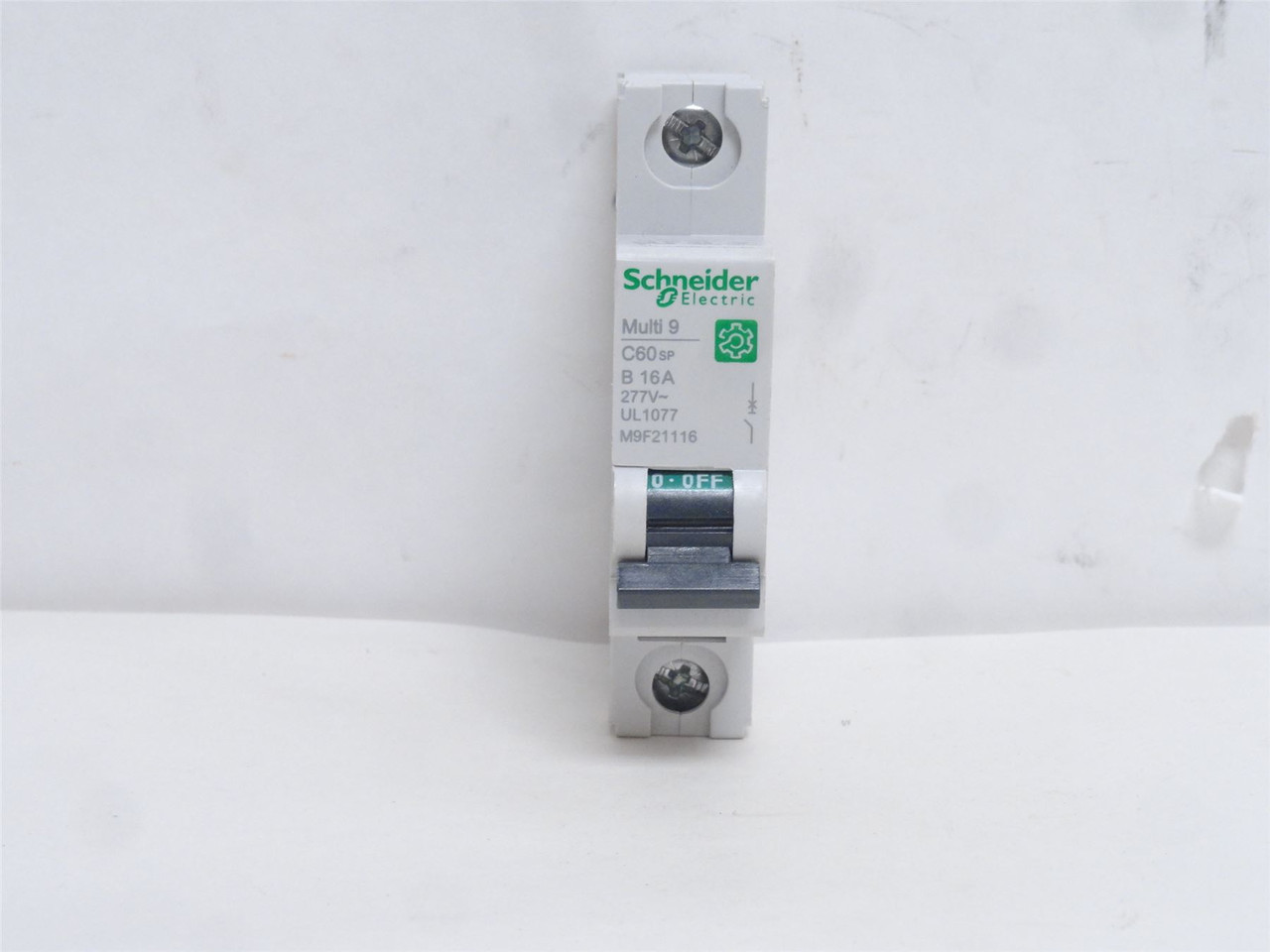 Schneider M9F21116; Mini-Circuit Breaker; 16A; 277VAC; 1-Pole