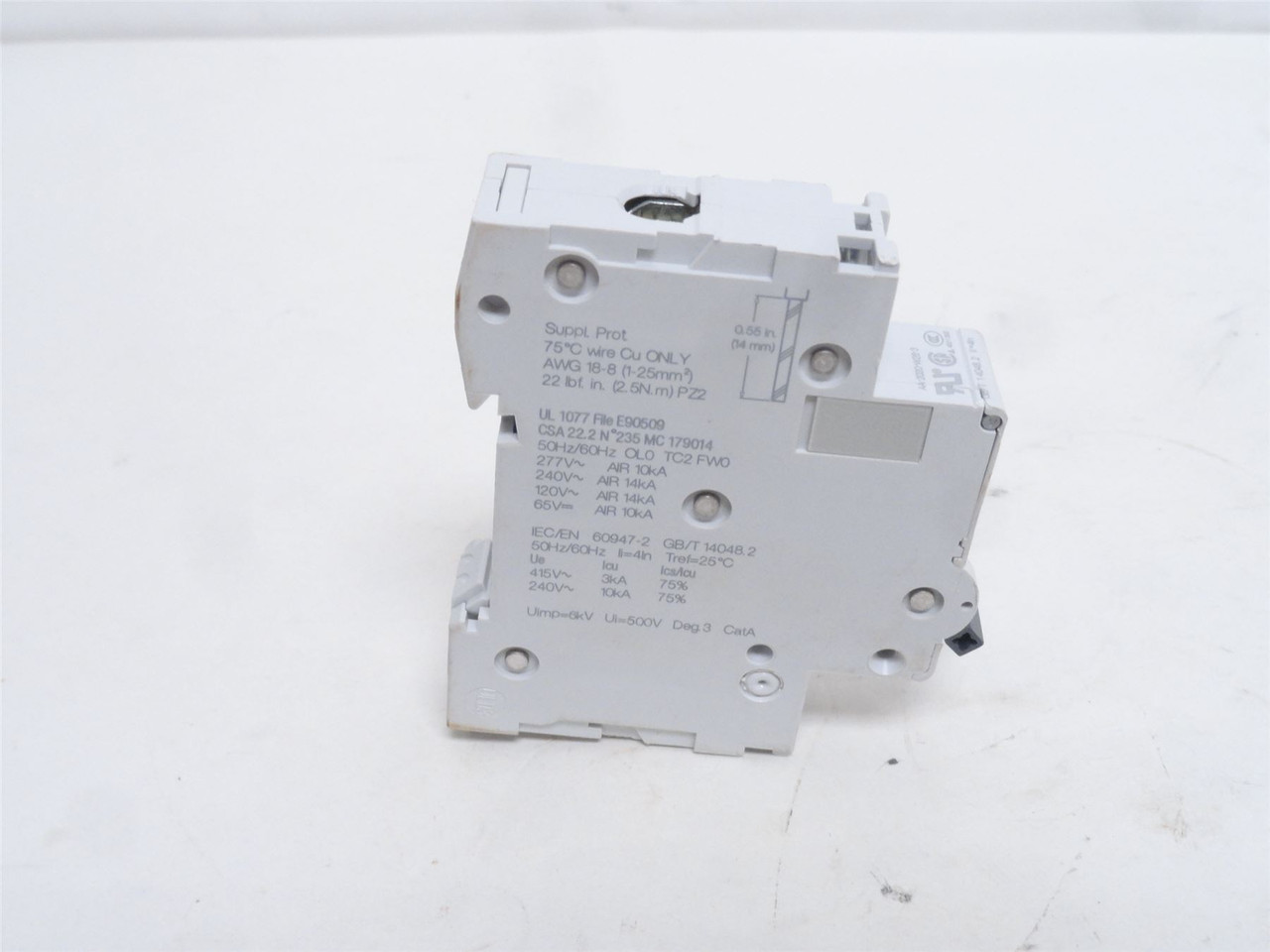 Schneider M9F21116; Mini-Circuit Breaker; 16A; 277VAC; 1-Pole