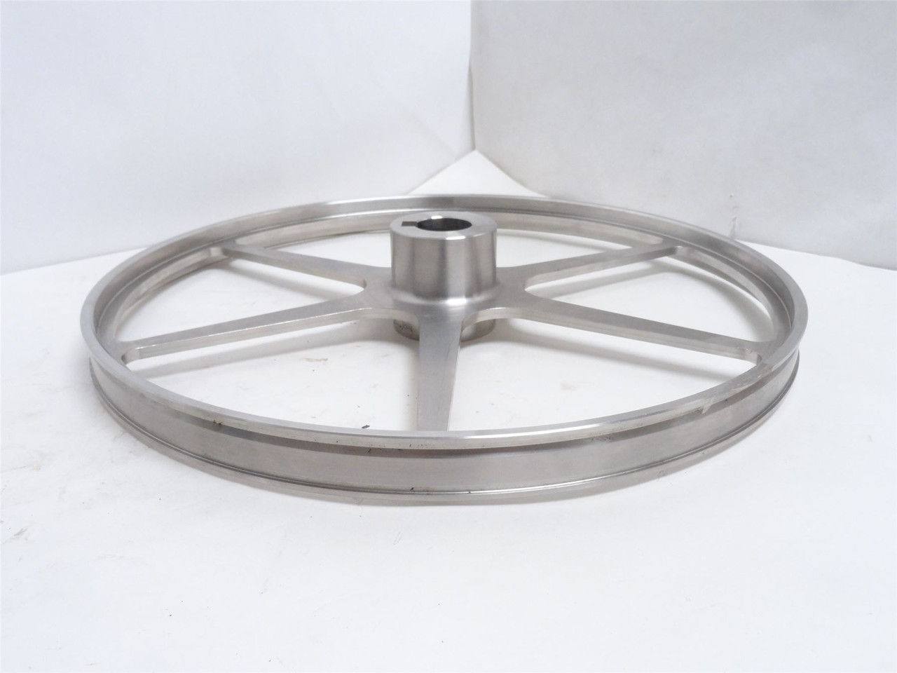 Hollymatic 6805164; Defender Saw Lower Wheel; SS; 16"OD