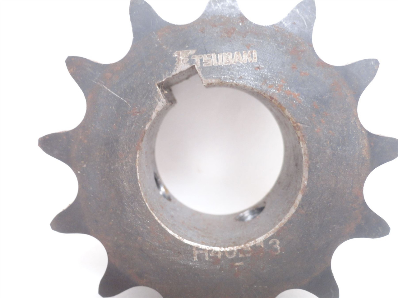 Tsubaki 40B13F-1; Sprocket #40; 13 Teeth; 1"ID