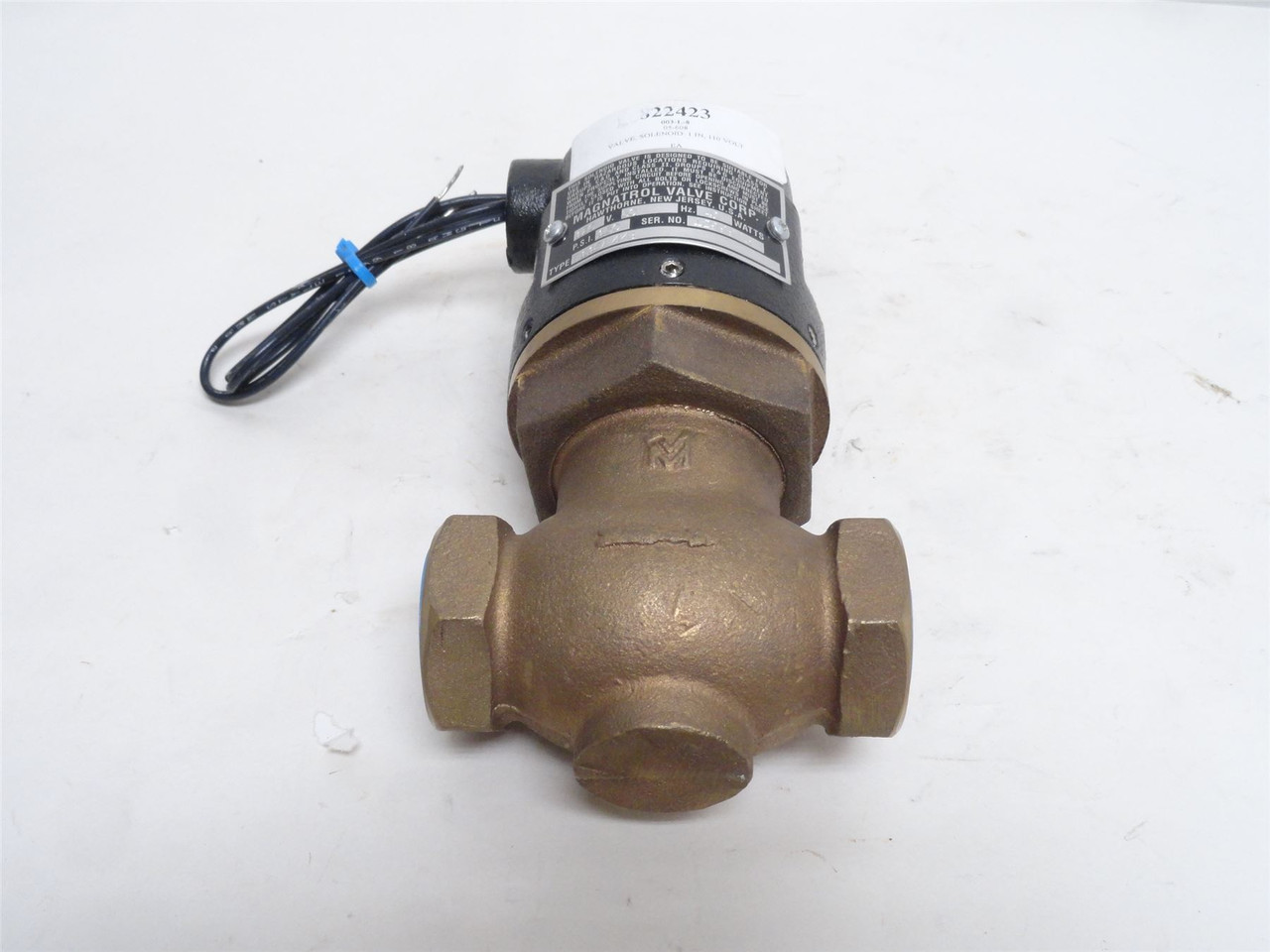 Magnatrol F118A44B; Gas Solenoid Valve; 1NPT; 160PSI; 120VAC