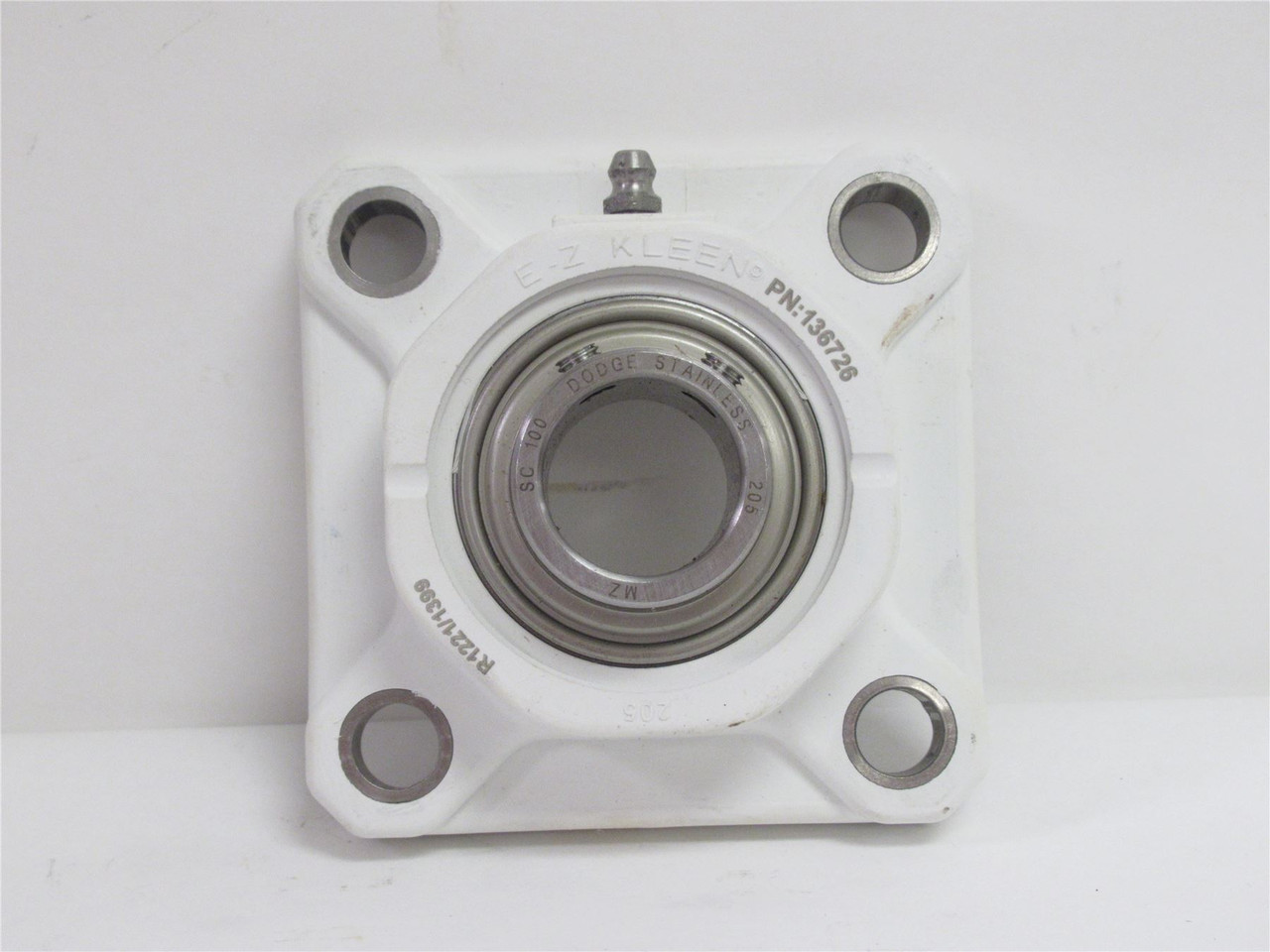 Dodge F4B-SCEZ-100-PSS; Flanged Block Bearing; 4-Bolt; 1"ID
