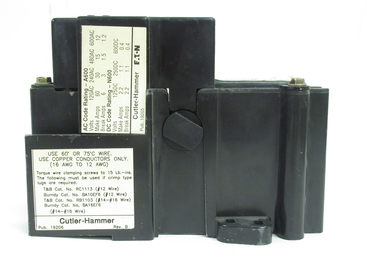 Cutler-Hammer DS16CP; Control Pole Kit;30-1200A; 600VAC; 2-3P