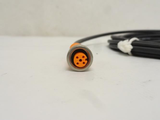 ifm EVC002; Straight Female Cordset; 5-Pin; 250VAC