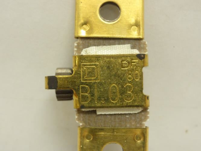 Square D B1.03; Overload Thermal Unit; 0.72-0.88A