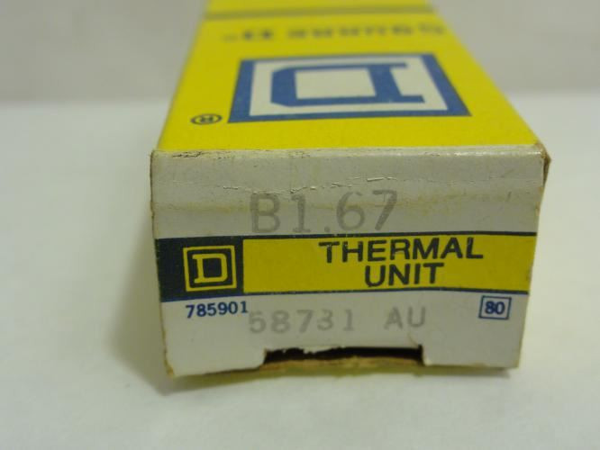 Square D B1.67; Overload Thermal Unit