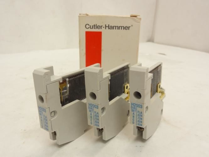 Cutler-Hammer H2003-3; Box-3; Heater Elements; Ser: Freedom