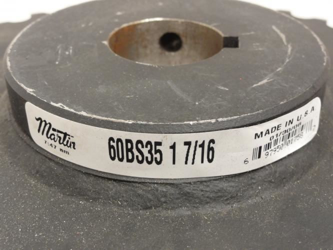 Martin 60BS35-1-7/16; Sprocket # 60; 35Teeth; 1-7/16"ID