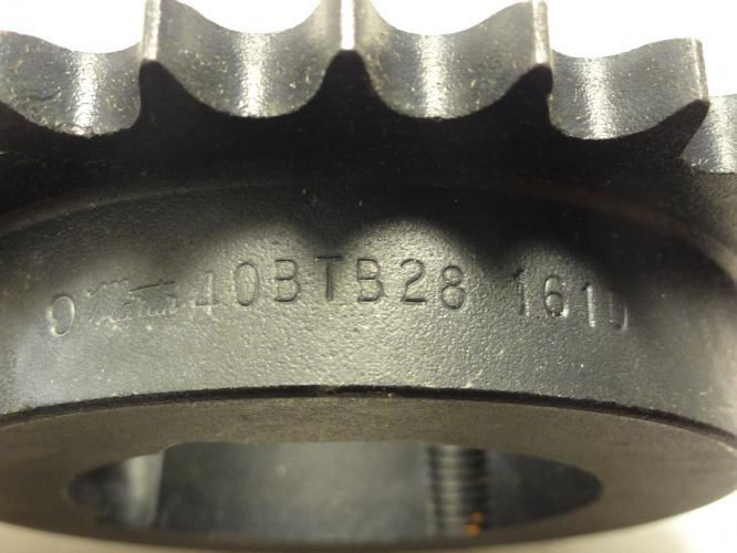 Martin 40BTB28-1610; Bushed Sprocket # 40; 28T