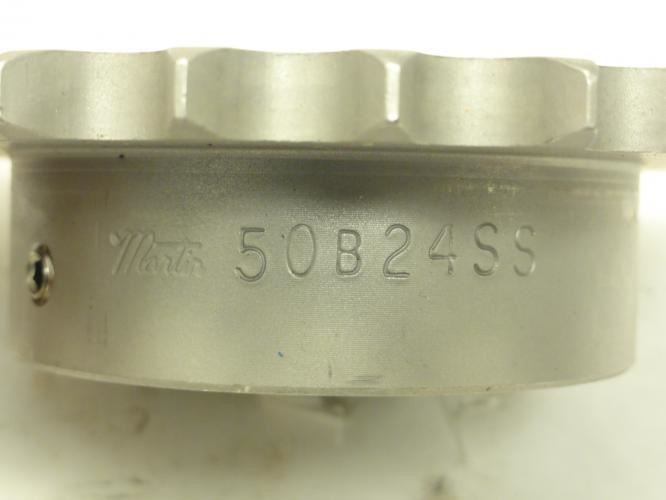 Martin 50B24SS-3/4; Sprocket # 50; 24T; 3/4"ID