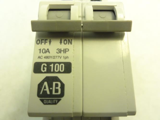 Allen-Bradley 1492-CB2-G100; Circuit Breaker; 2P; 10A; 277/480V
