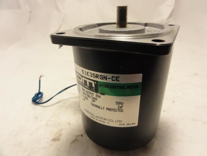 Oriental Motor 5IK35RGN-CE; Speed Control Motor; 220/230/240V