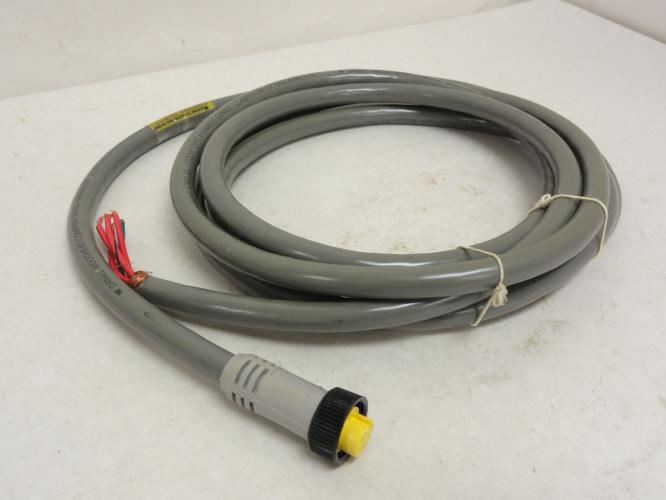 Woodhead 1300062057; Cordset # 61401GRY; 5-Pin; 12' Long
