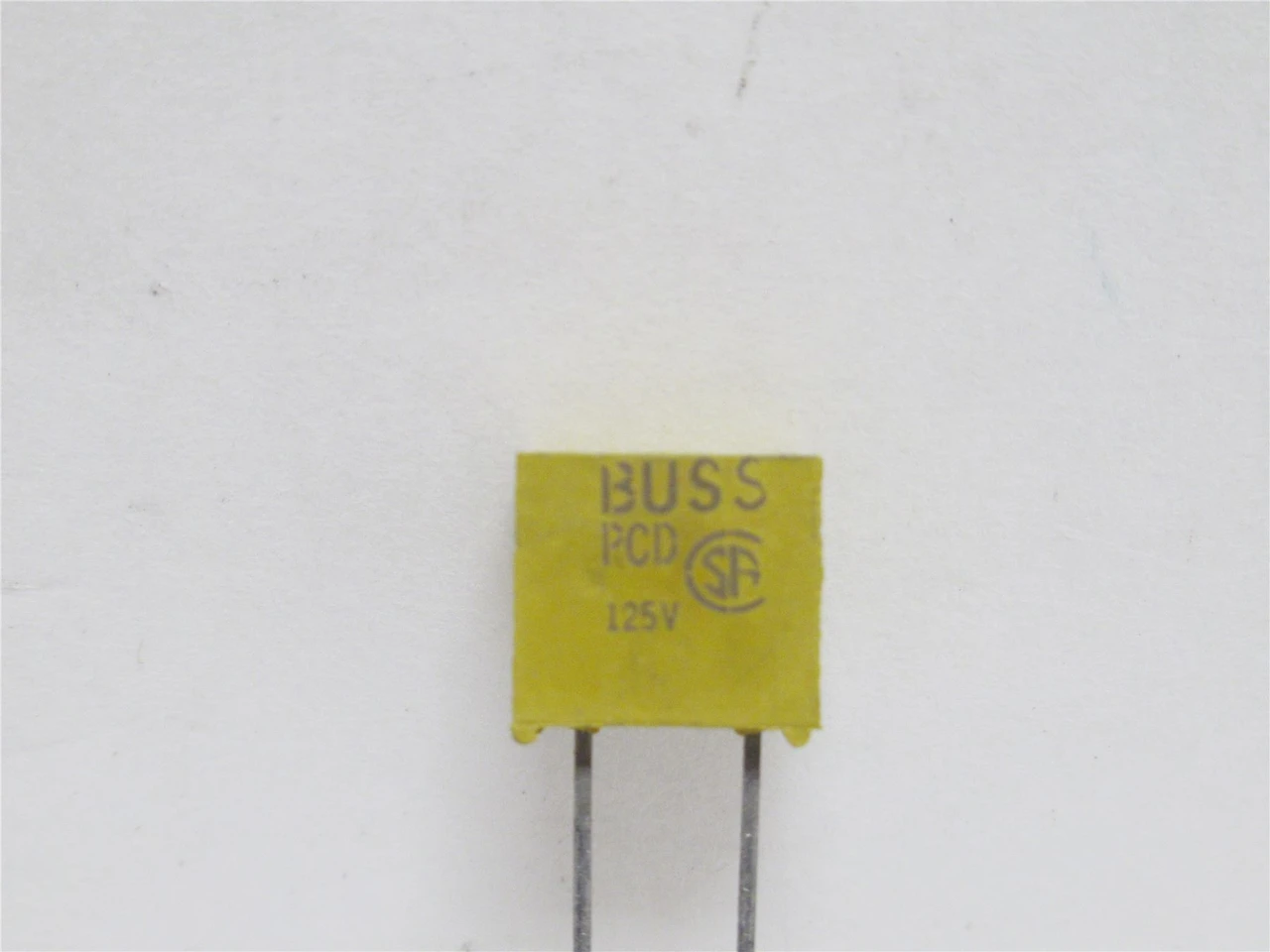 Bussmann PCD-125V; Lot-10 Board Mount Fuse 5A; 125VAC; 250VDC