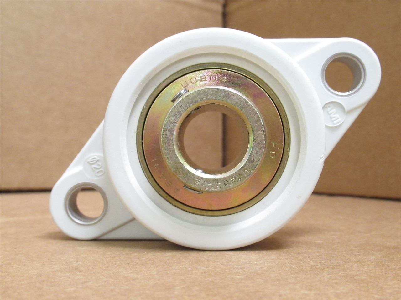AMI UCNFL204-12MZ2W; PBT Flange Bearing; 3/4"ID; 2-Bolt