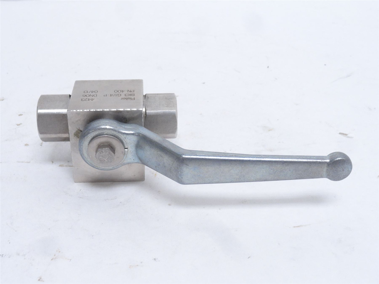 Pister BK3 G1/4-P; Manual Hydraulic Valve 4423; SS; 1/4NPT