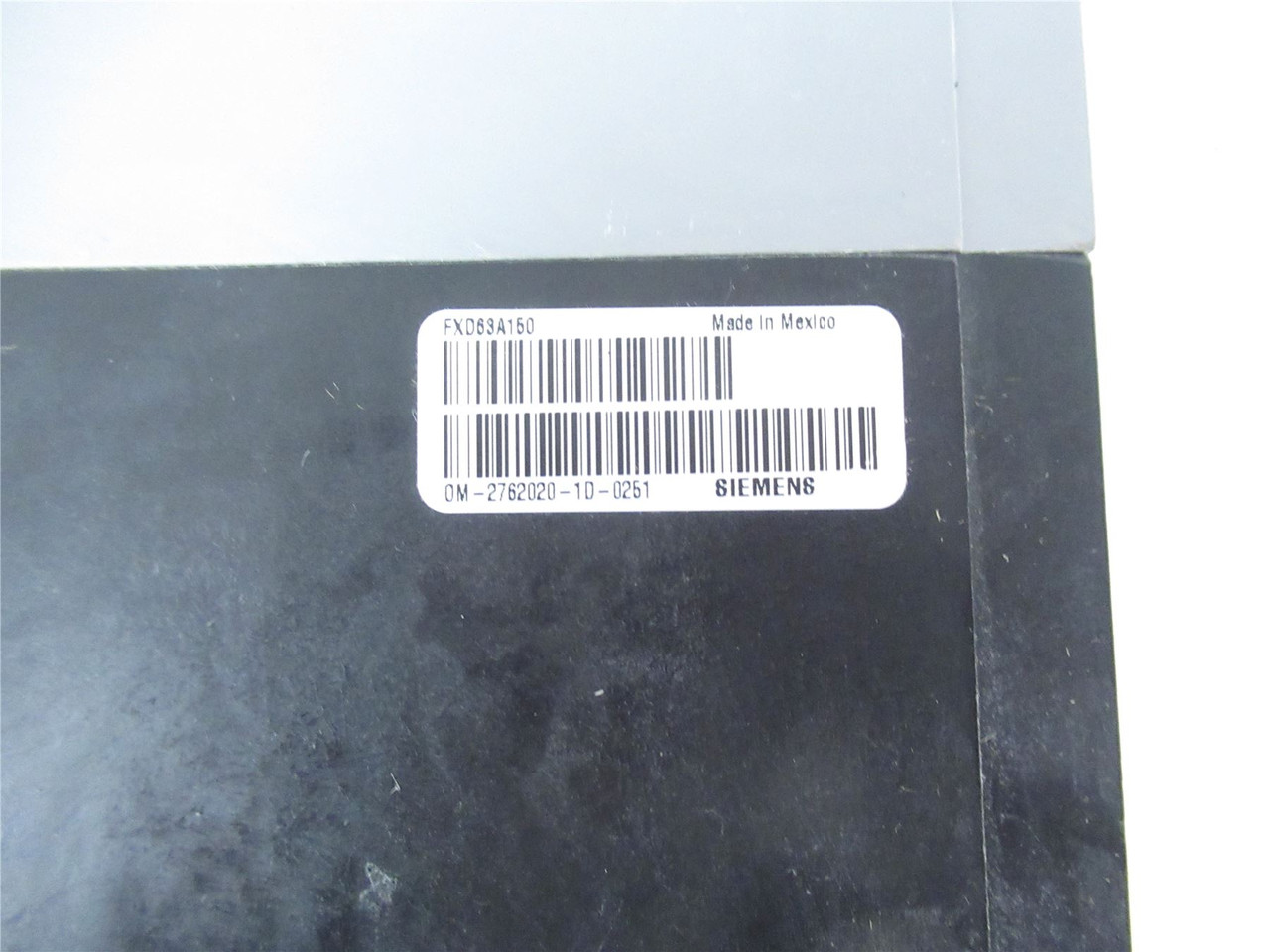 Siemens FXD63A150; Circuit Breaker 150A 3Pole 600V