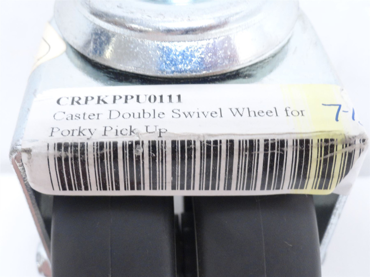Porky Pick Up CRPKPPU0111; Rubber Swivel Castor; 2-15/16"OD