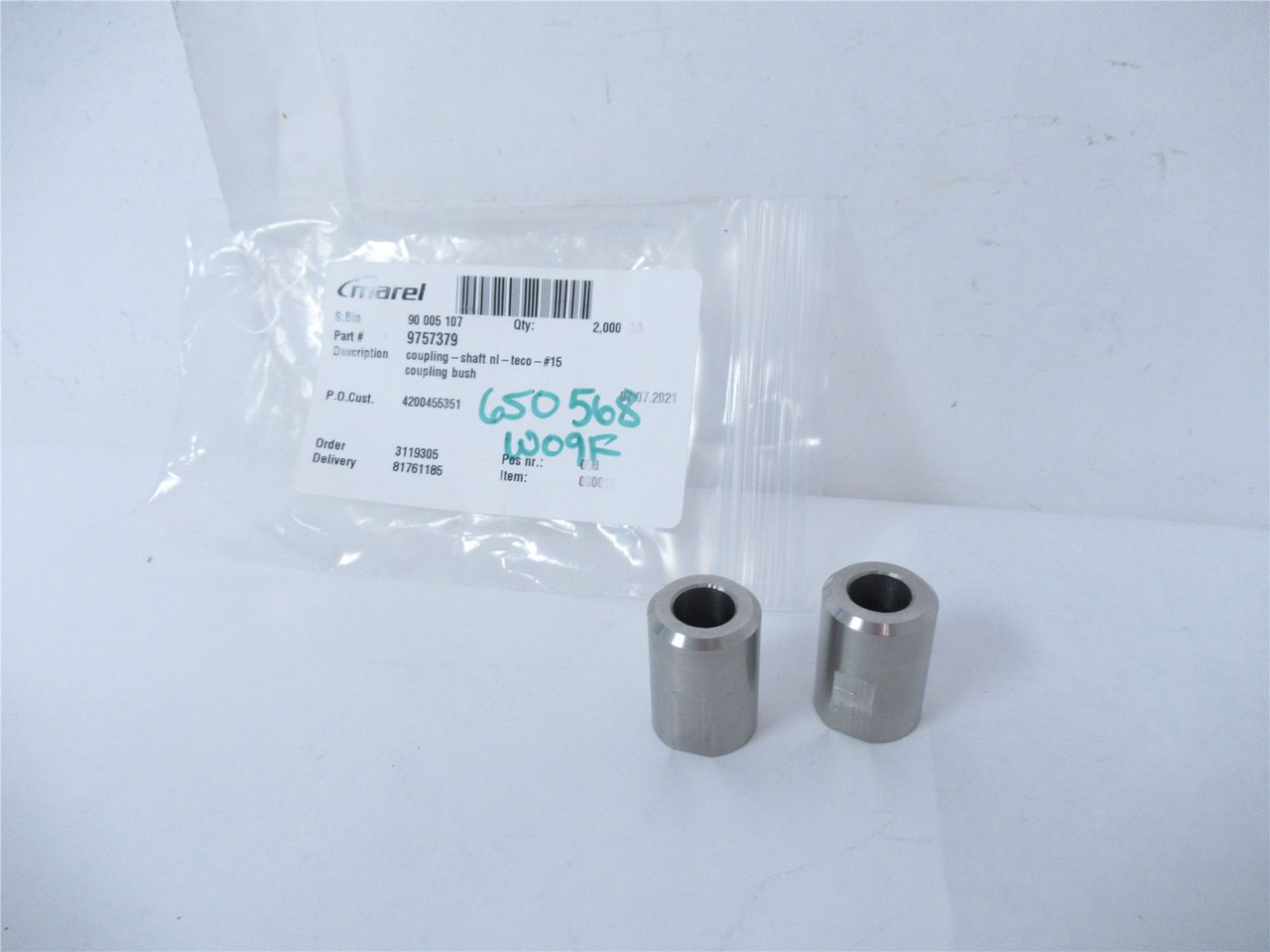 Marel 9757379; Lot-2 Coupling Shaft nl teco #15