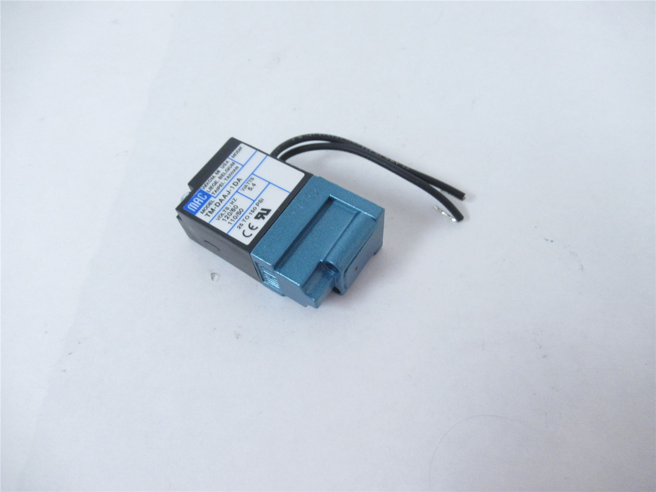 MAC TM-DAAJ-1DA; Valve Coil 120VAC 5.4W 25-150 PSI