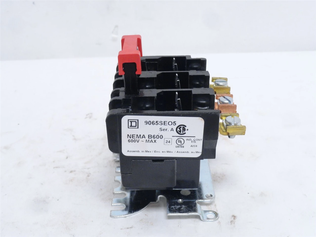 Square D 9065SEO5; Thermal Overload Relay 25A; 600VAC; 3PH