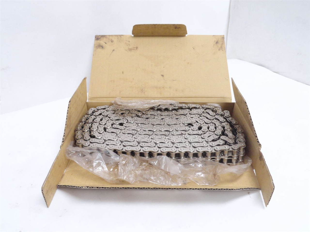 Tsubaki RS40-NP-2-RP-10ft; Roller Chain #40; 2-Strand 10'Long