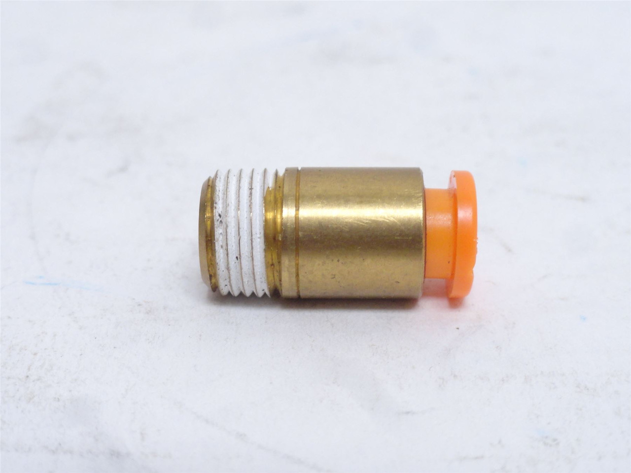 SMC KV2H07-34S; Lot-6 Straight Connectors 1/4" PTC x 1/8NPT