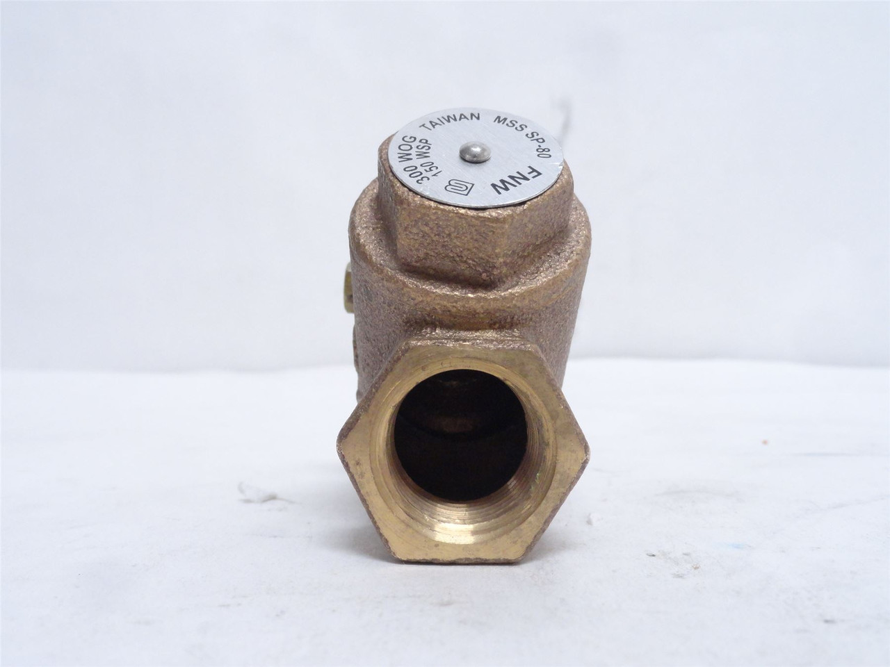 FNW MSS-SP-80; Swing "Y" Check Valve; 1/2NPT; 300WOG; 150WSP