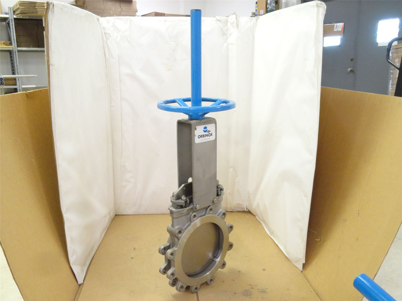 Orbinox 20-3434RI; Manual Knife Gate Valve; SS; Size: 10"