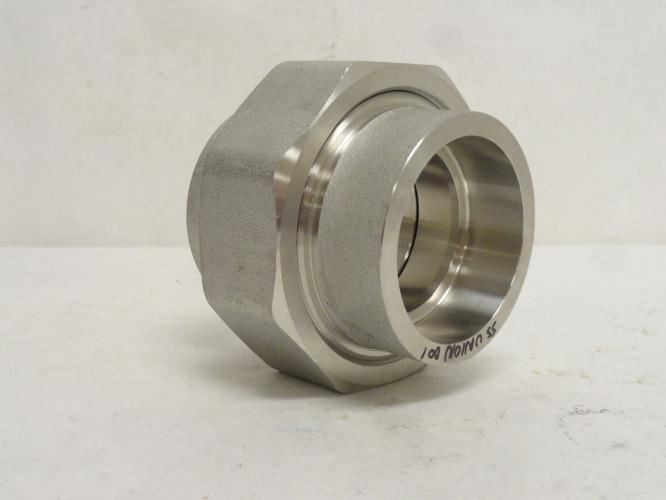 Industry-Std 1LUW9; Pipe Union; SS-316; 2" FSW; Class: 3000