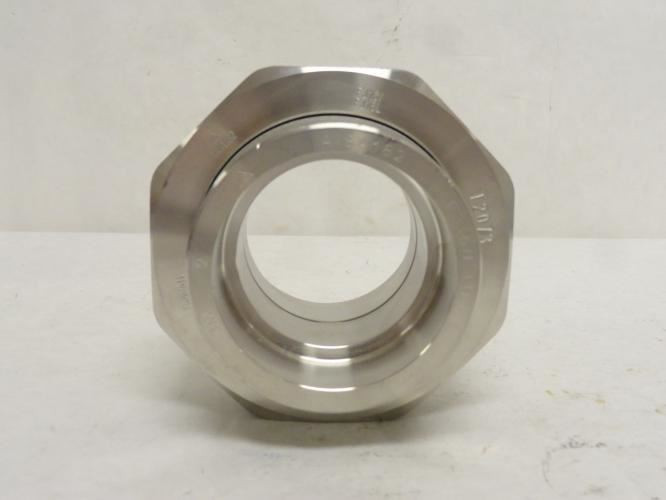 Industry-Std 1LUW9; Pipe Union; SS-316; 2" FSW; Class: 3000