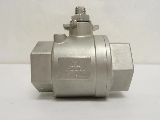 Industry-Std 20K959; Ball Valve; SS; 1-1/2NPT; NO HANDLE