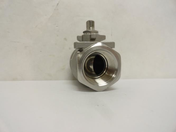 Industry-Std 1WMZ5; Ball Valve SS; 1NPT; 2000PSI; NO HANDLE