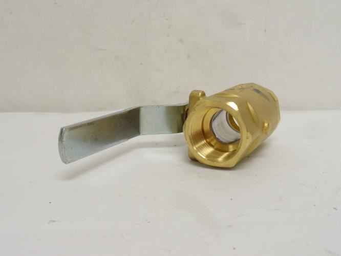 Industry-Std 20K908; Brass Ball Valve; Lever; 1FNPT; 600WOG