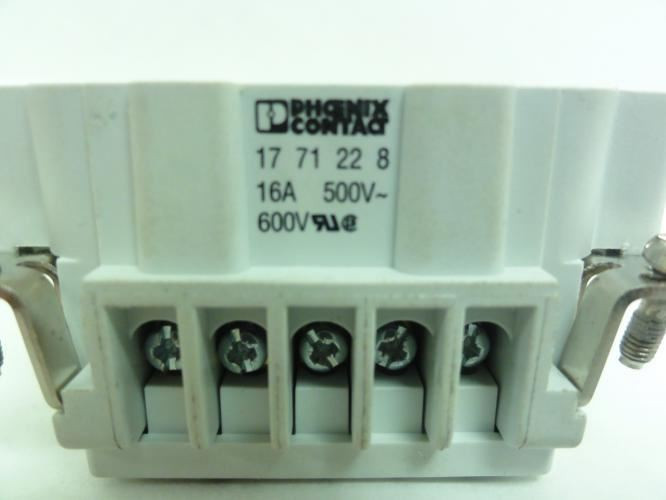 Phoenix 1771228; Power Connector; 16A; 500V-600V